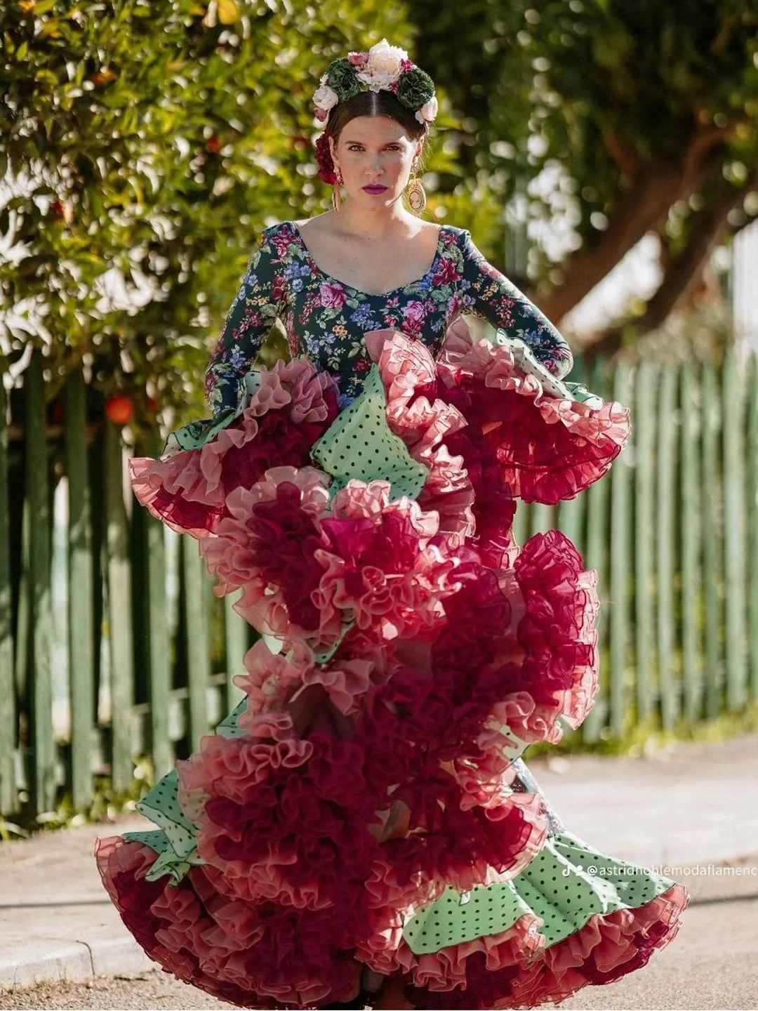 Vestido de Flamenca Caracol